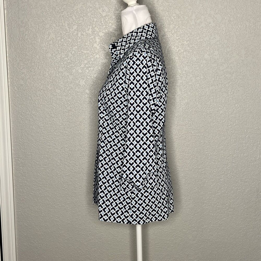 Pure Amici Set Geometric Jacket Pull On Crop Pant… - image 4